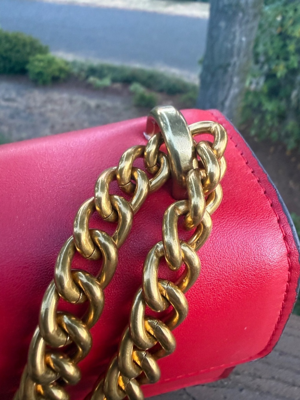 Marmont Chain Leather Medium shoulder bag - Picture 15 of 15